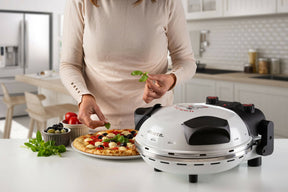 Forno De Pizza Elétrico Aríete Com Pedra Antiaderente 1200w